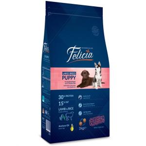 Felicia Kuzulu Büyük Irk Yavru Köpek Maması 15 kg - Felicia