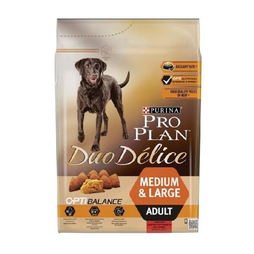 Proplan Duo Delice Taze Parça Etli Yetişkin Köpek Maması 2,5 Kg - Pro Plan